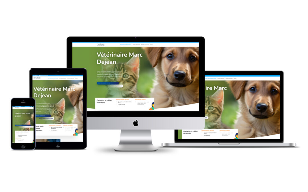 Le nouveau site du Cabinet Vétérinaire de Marc Dejean est lancé! Bienvenue